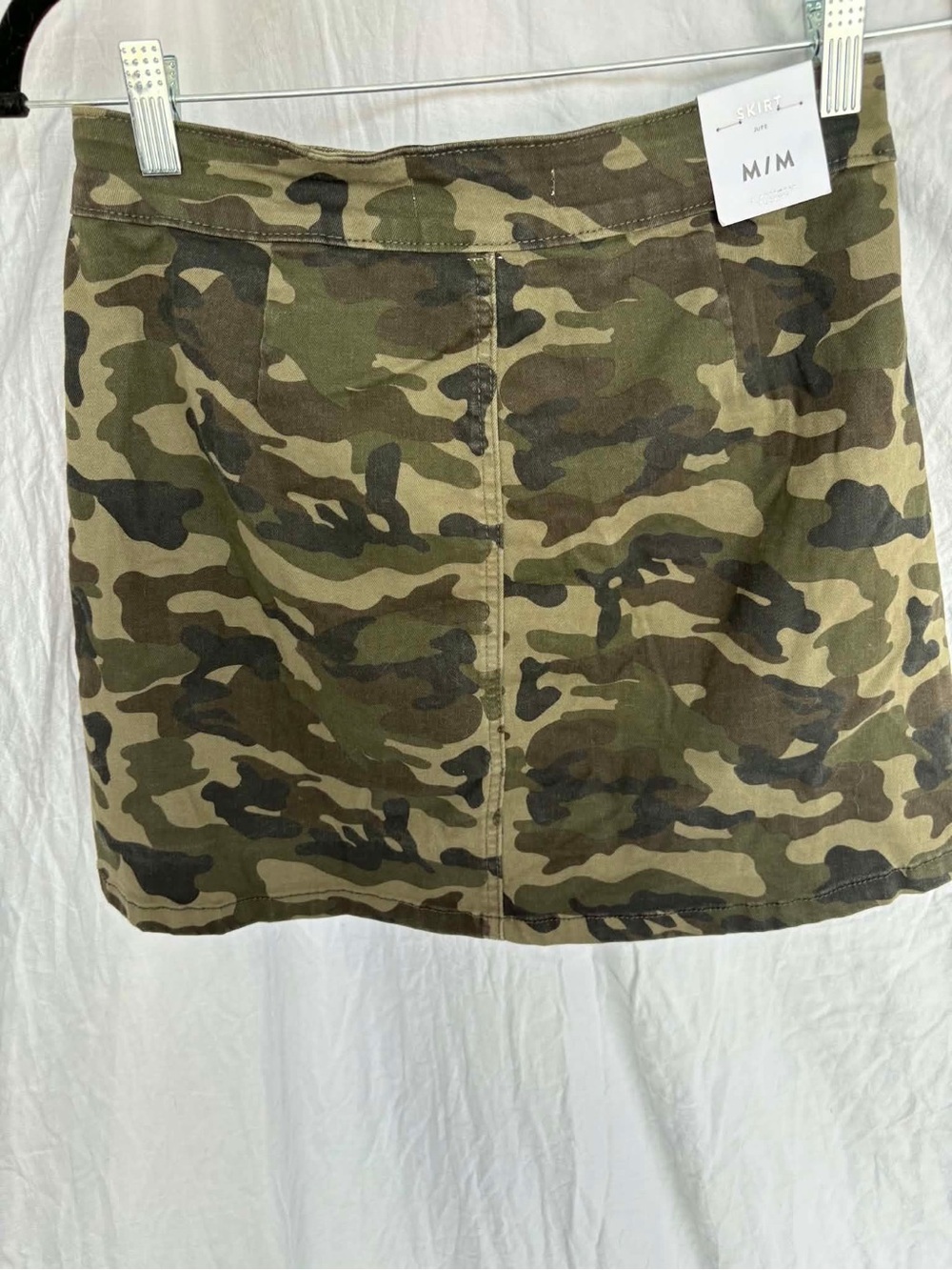 Streetwear Society Camo Mini Skirt - Olive & Khaki